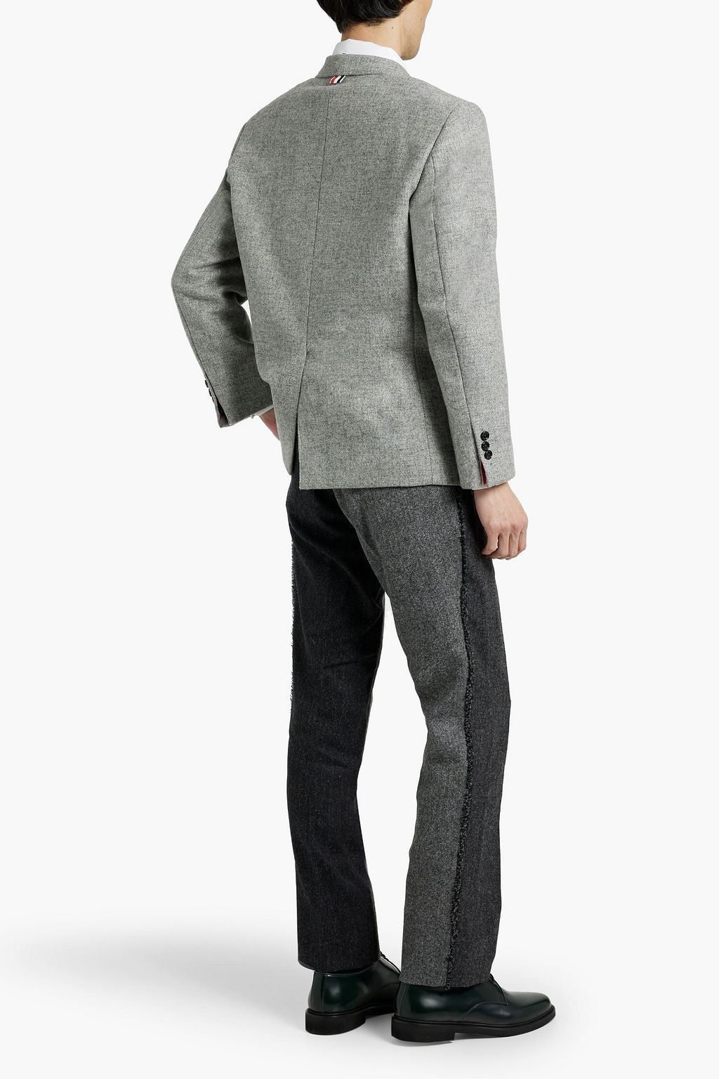 THOM BROWNE Brushed wool-tweed blazer