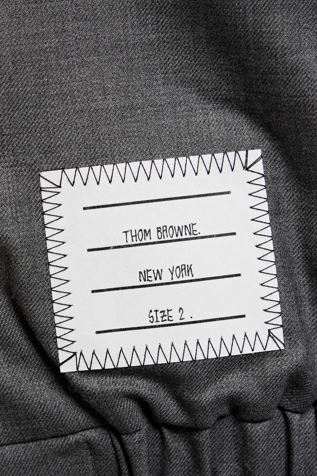 THOM BROWNE Wool-twill bomber jacket
