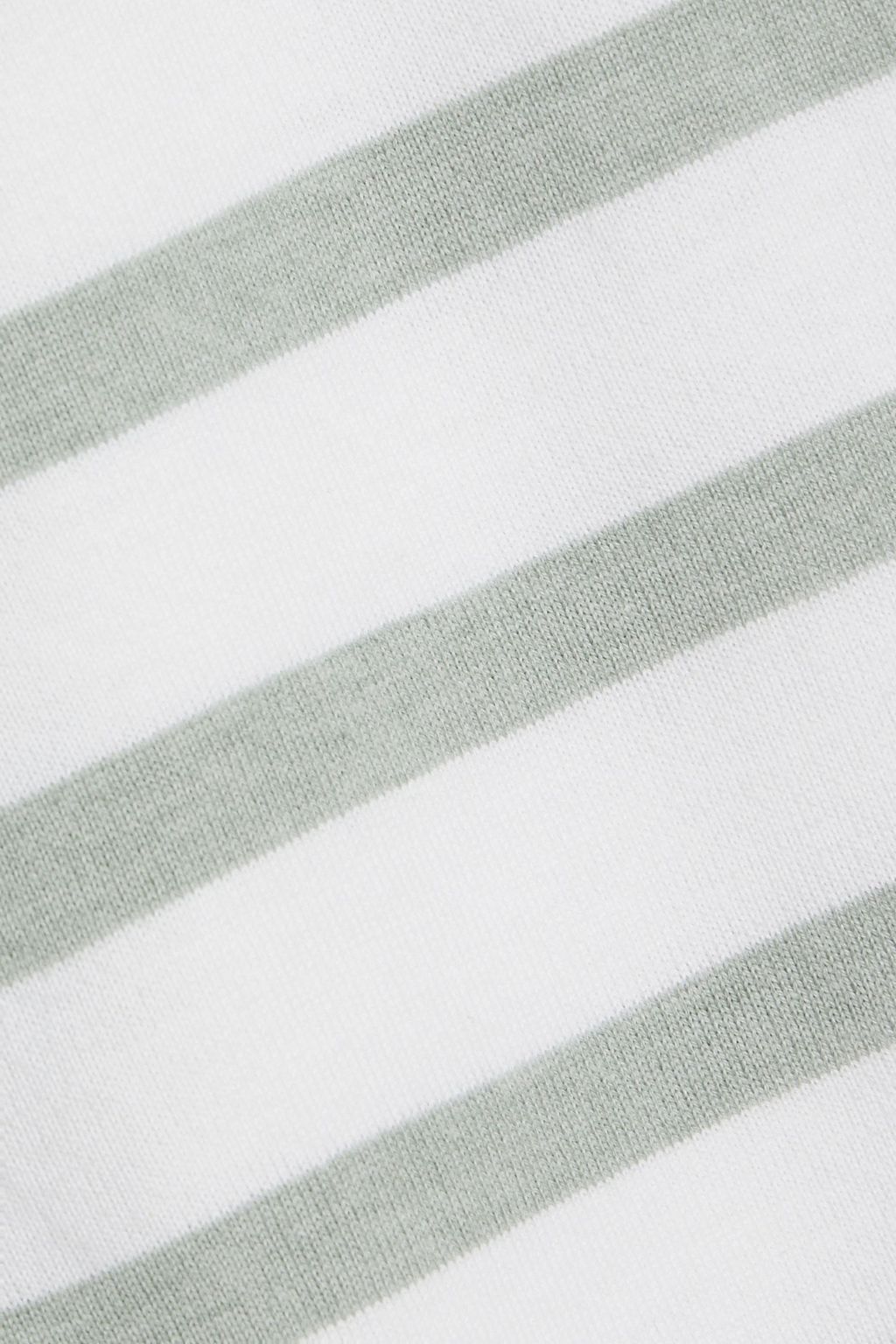 THOM BROWNE Striped cotton-jersey T-shirt
