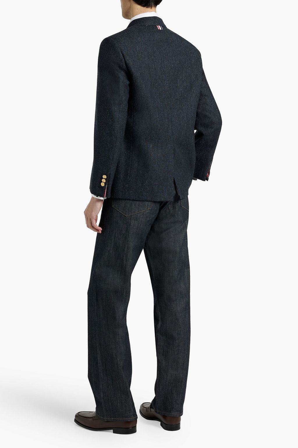 THOM BROWNE Wool-tweed suit jacket