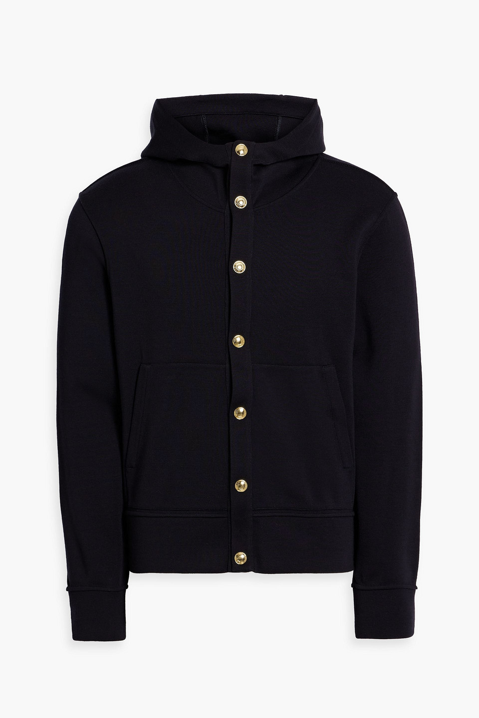 Thom Browne Cotton Zip Up Cardigan Jacket In Blue