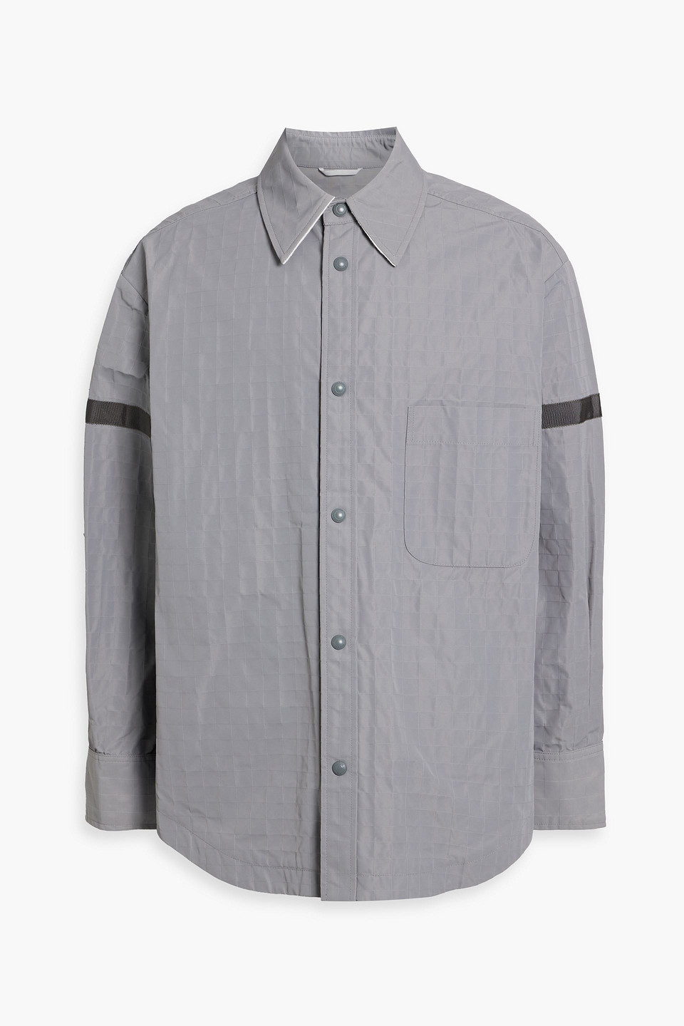 Thom Browne Gray Patch Pocket Jacket In Gray