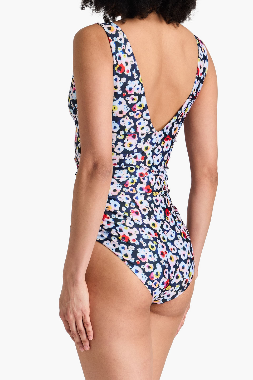 STINE GOYA ASTER FLORAL-PRINT SWIMSUIT