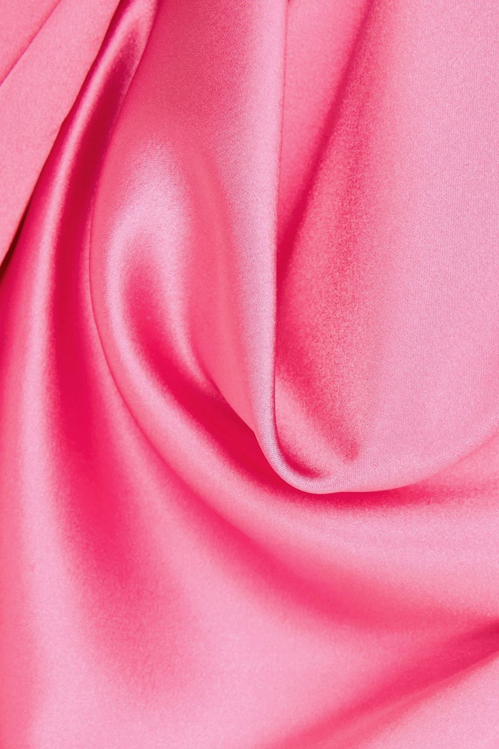 STINE GOYA Nanna flared stretch-satin maxi dress