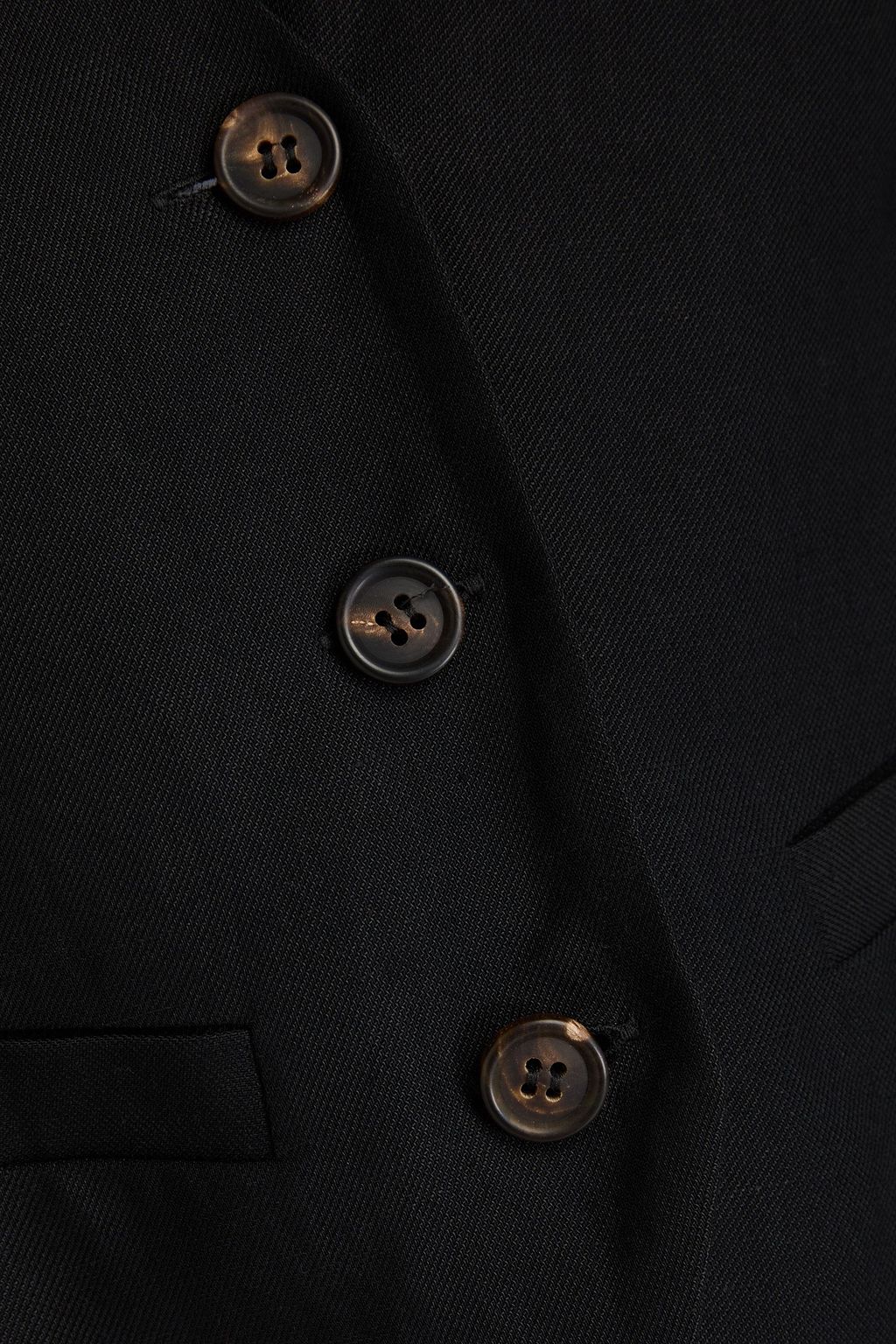 BRUNELLO CUCINELLI Cropped Weste aus Twill
