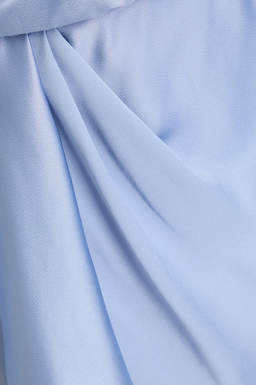 SIMKHAI Talita draped wrap-effect satin midi dress