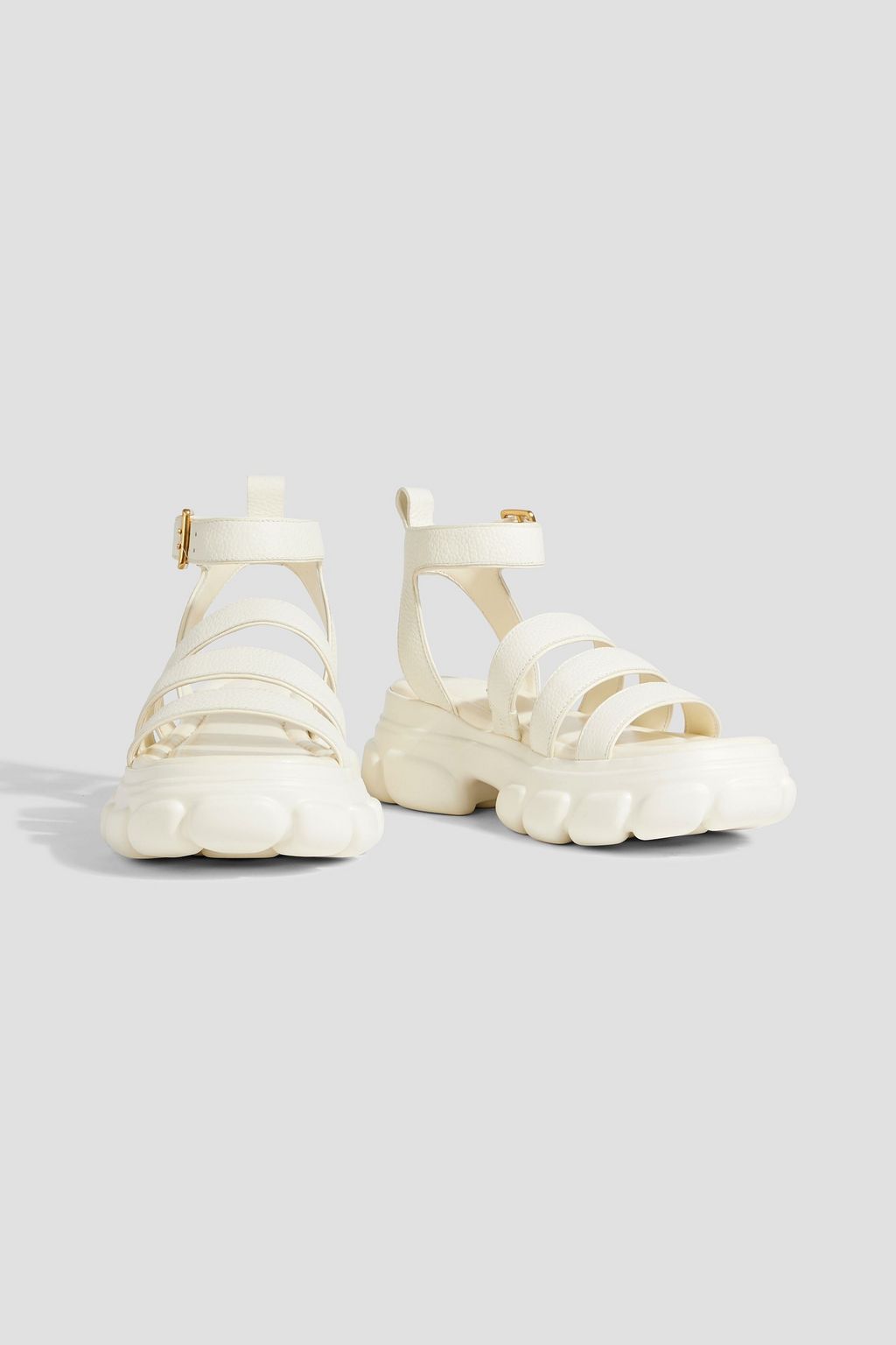 SIMKHAI Cassidy pebbled-leather sandals