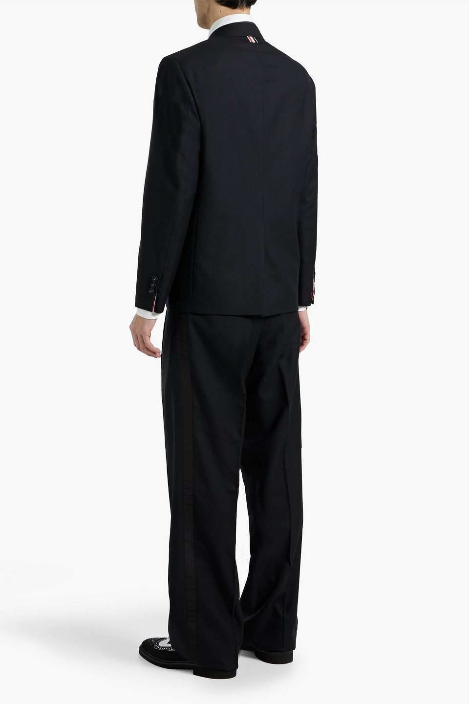 Thom Browne Wool-twill Blazer In Black
