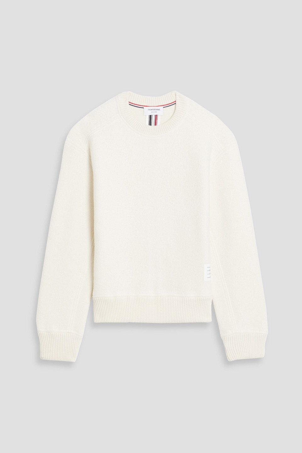 Wool-fleece sweatshirt