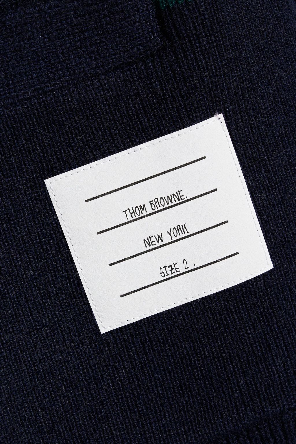 THOM BROWNE Striped cashmere cardigan