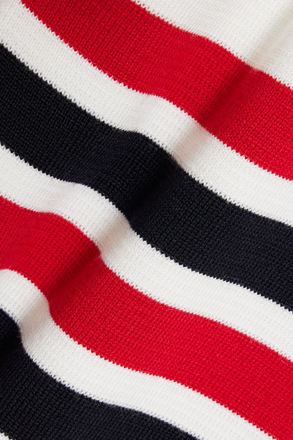 THOM BROWNE Striped wool sweater