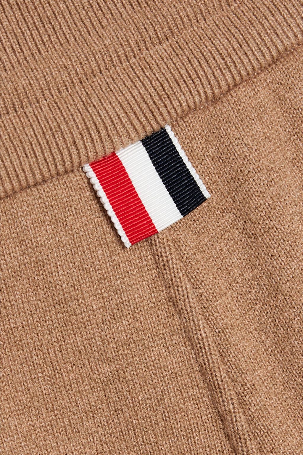 THOM BROWNE Striped cashmere-blend sweatpants