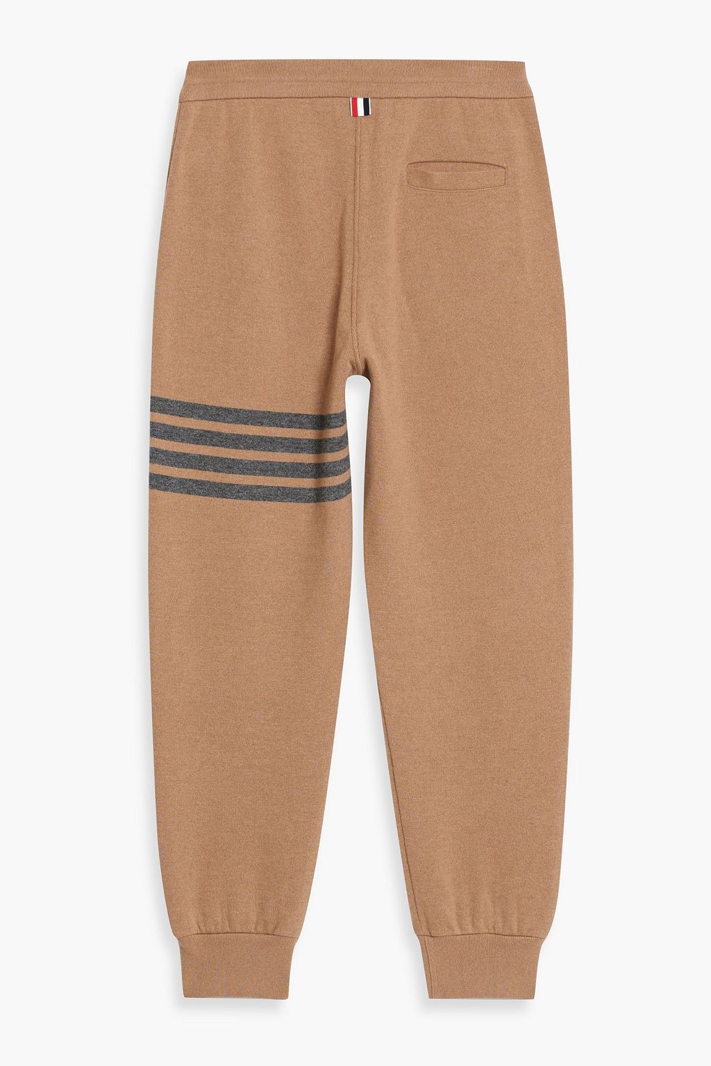 THOM BROWNE Striped cashmere-blend sweatpants
