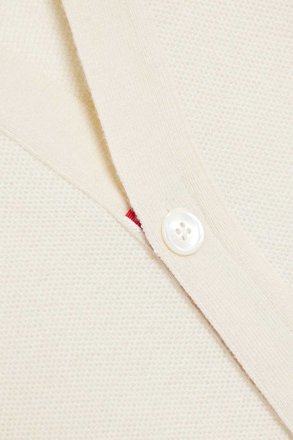 THOM BROWNE Cashmere-piqué cardigan