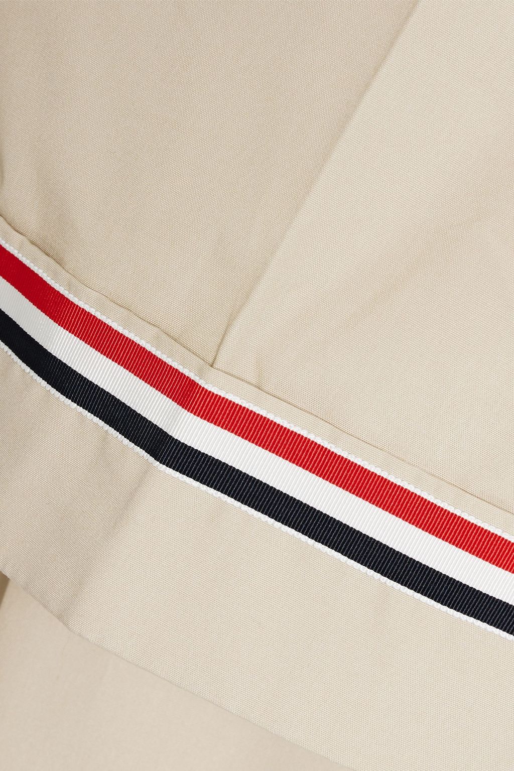 THOM BROWNE Cropped grain de poudre pants