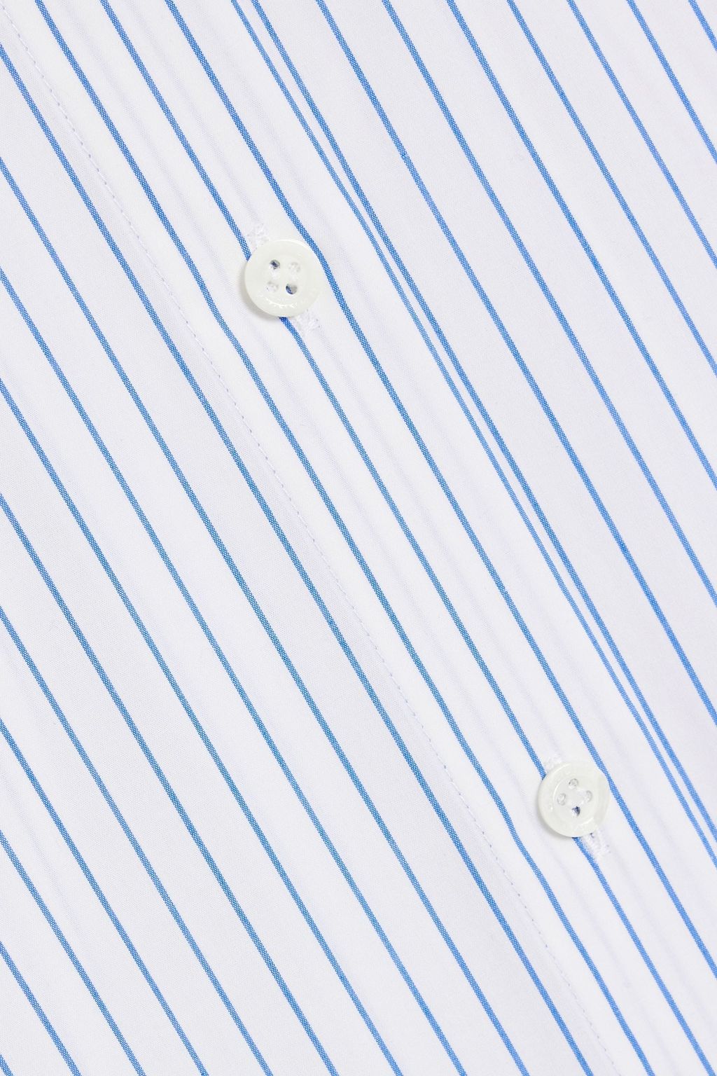 CAROLINA HERRERA Striped cotton-poplin shirt