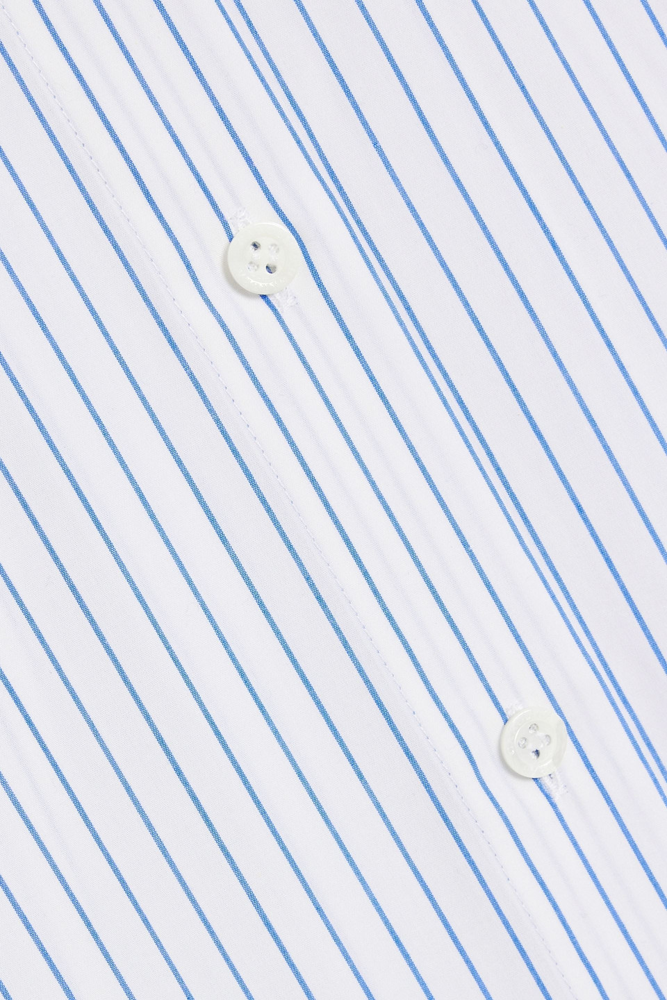 Carolina Herrera Oversized Striped Cotton-poplin Shirt In White