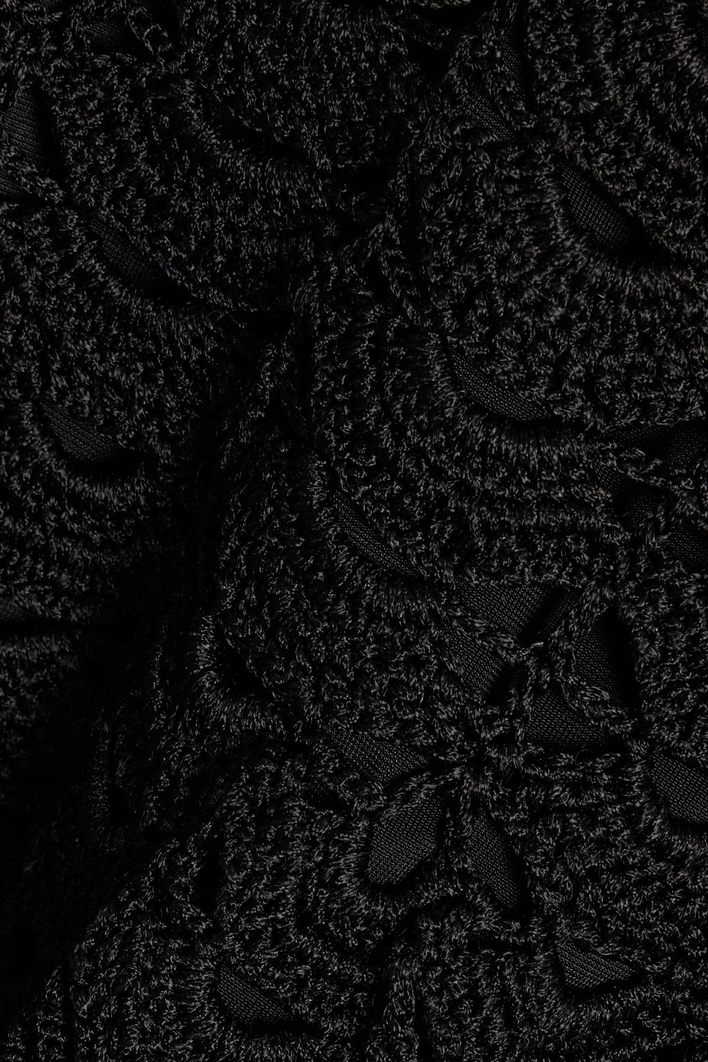 CAROLINA HERRERA Crochet peplum top