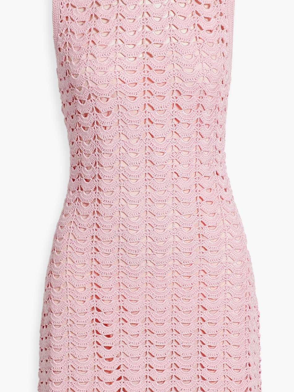 crochet mini dress