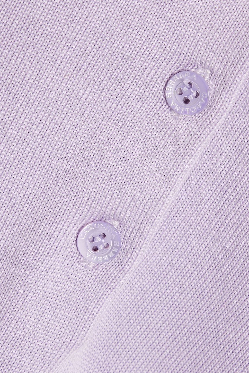 CAROLINA HERRERA Silk-blend polo shirt