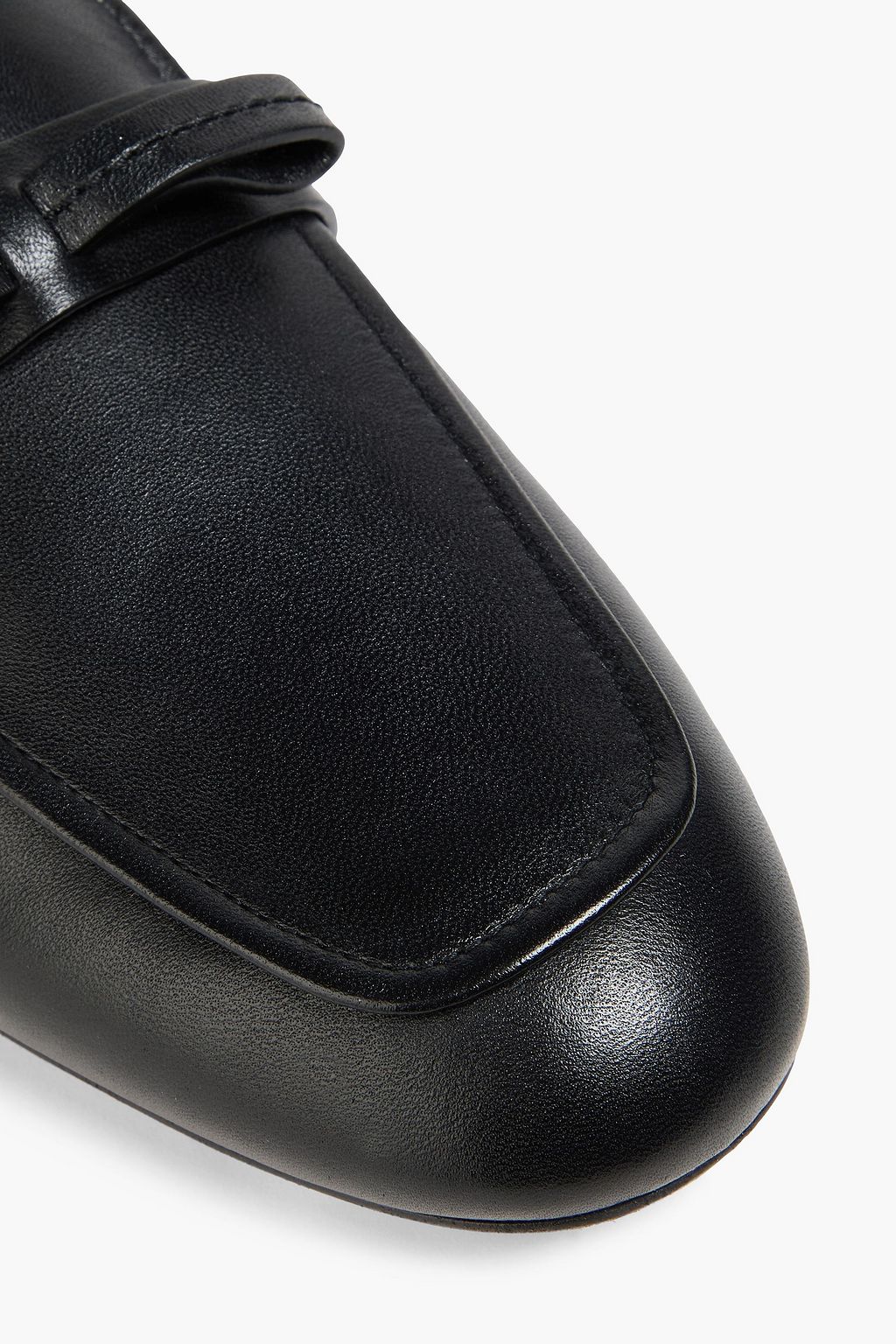 STUART WEITZMAN Emma レザー バックレスシューズ リボン付き