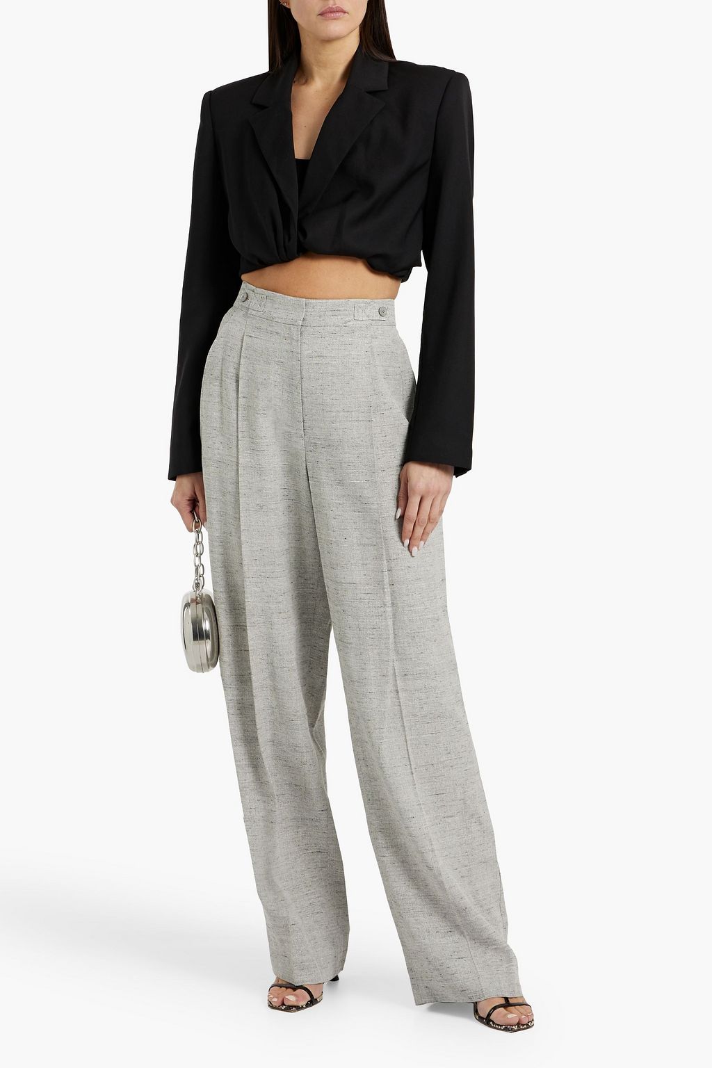 3.1 PHILLIP LIM Tweed wide-leg pants