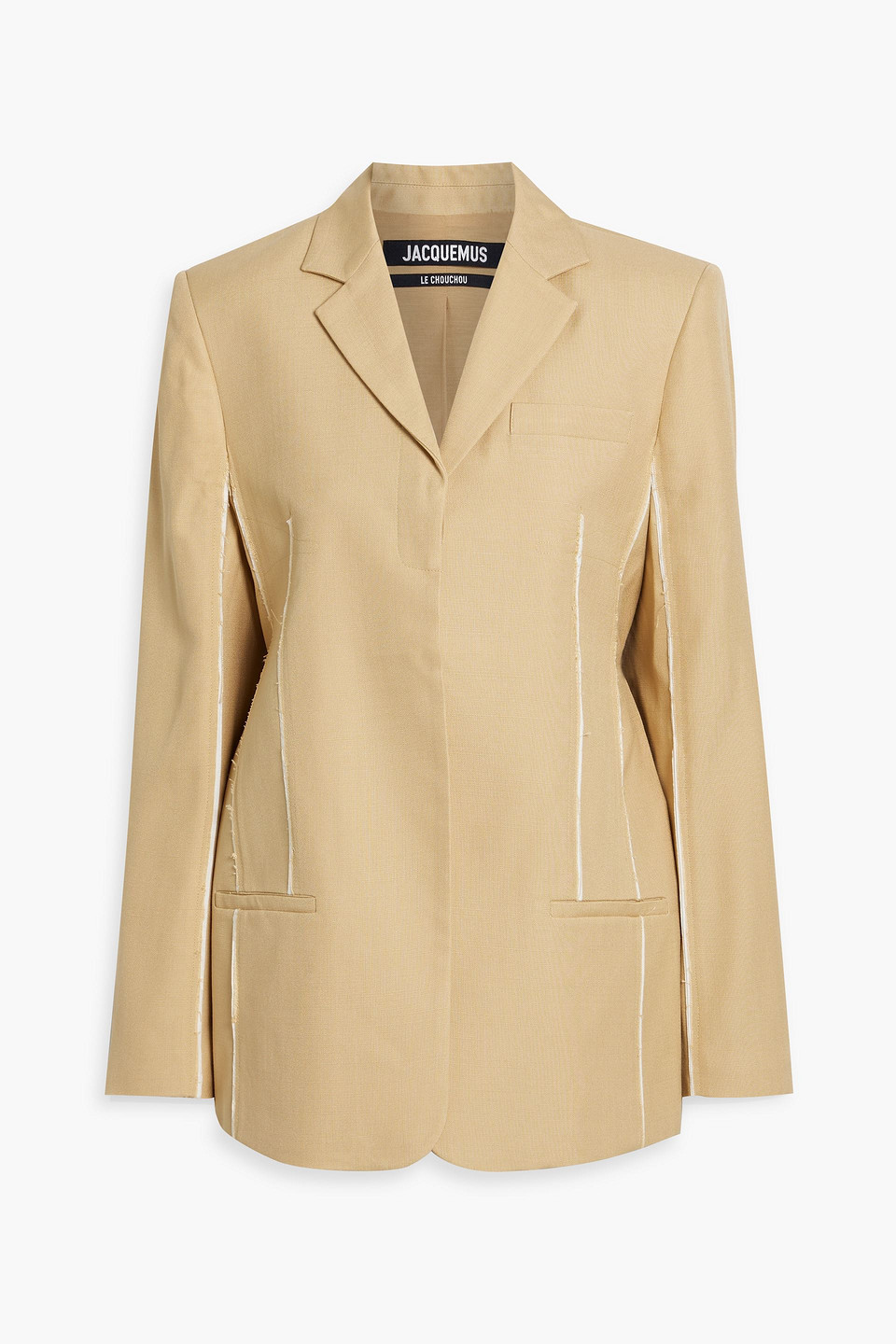 Jacquemus Beige Le Chouchou 'la Veste Caraco' Blazer In Beige