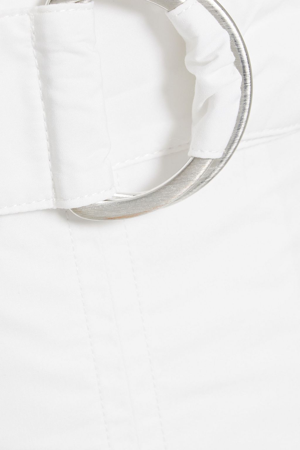 3.1 PHILLIP LIM Belted pleated cotton-blend midi skirt
