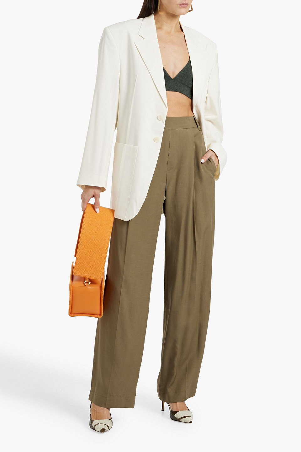 Jacquemus La Veste D'homme Twill Blazer In Off-white