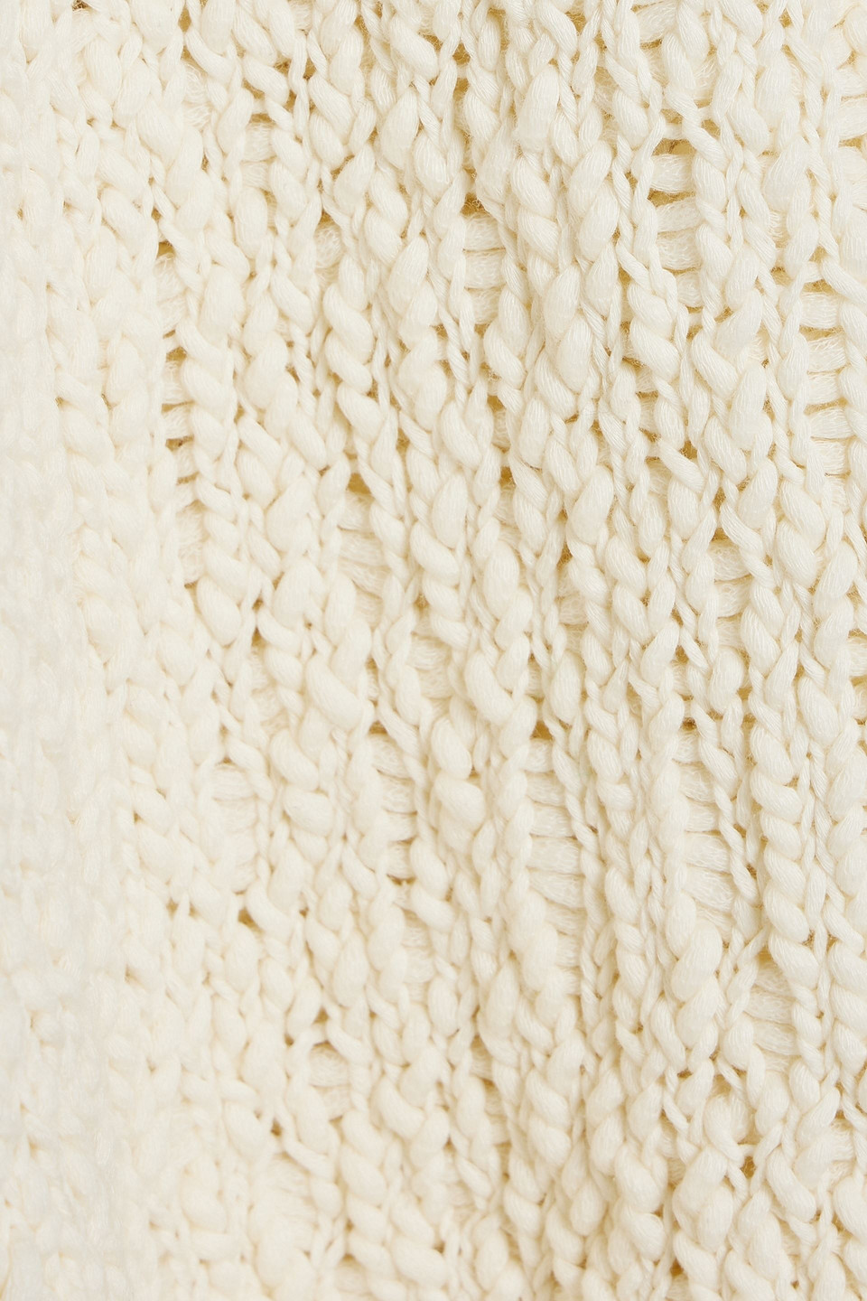 Totême Bouclé-knit Cotton Sweater In Cream