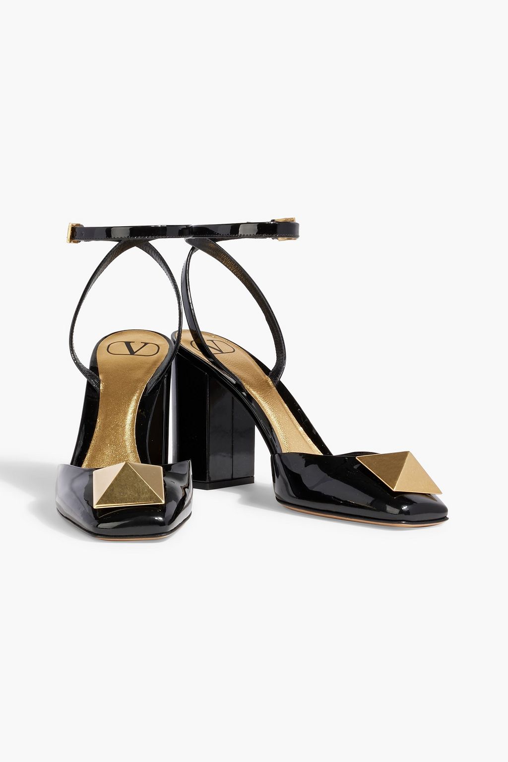 VALENTINO GARAVANI One Stud patent-leather pumps