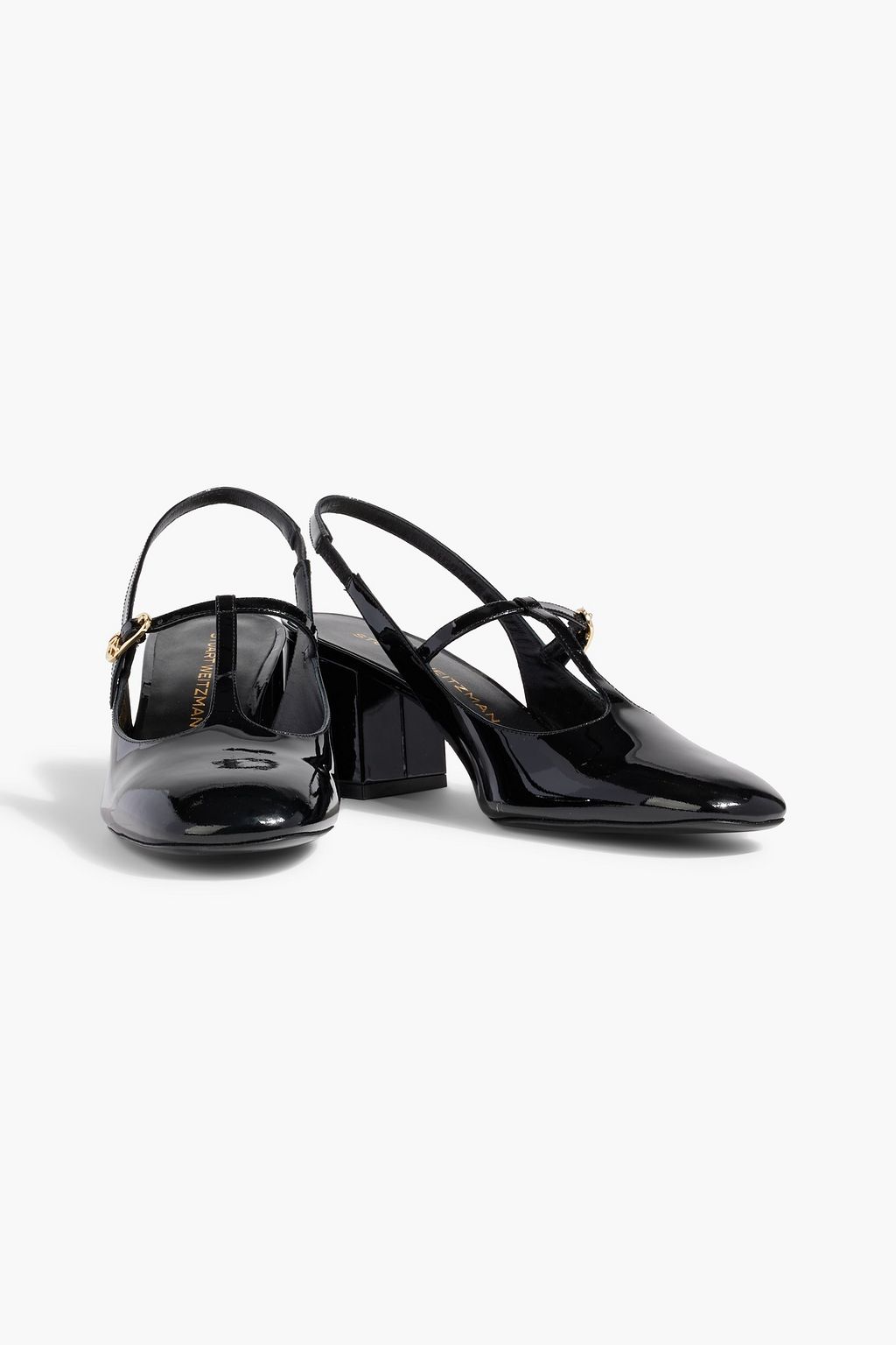 STUART WEITZMAN Jane パテントレザー スリングバックパンプス