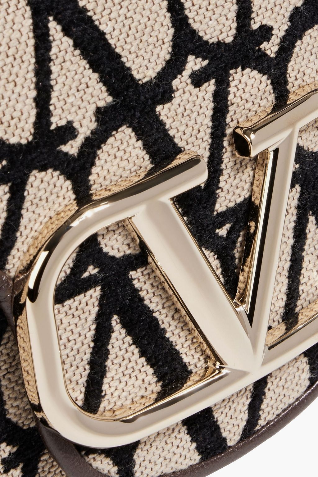 VALENTINO GARAVANI Locò Toile Iconographe canvas-jacquard shoulder bag