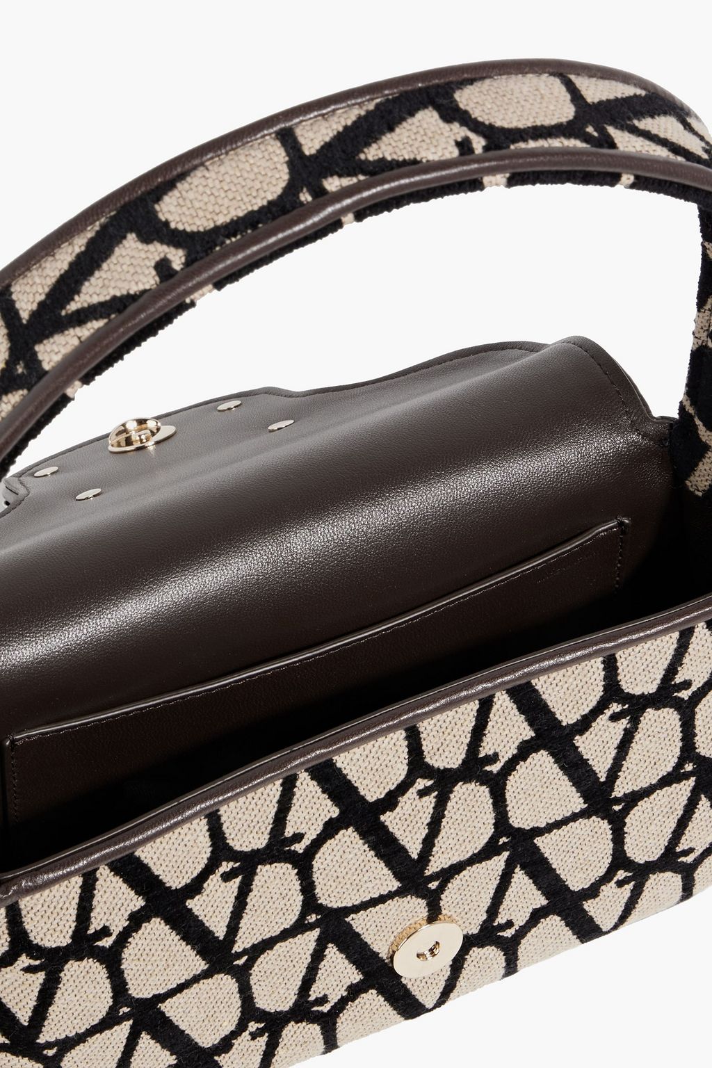 VALENTINO GARAVANI Locò Toile Iconographe canvas-jacquard shoulder bag