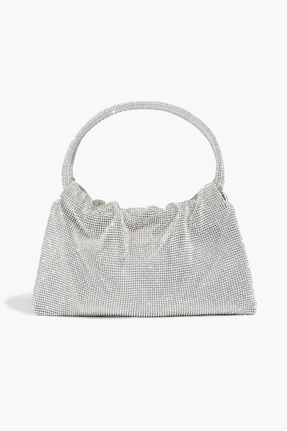 Simkhai Ellerie Tote Bag Aus Mesh Mit Kristallverzierung In Silber