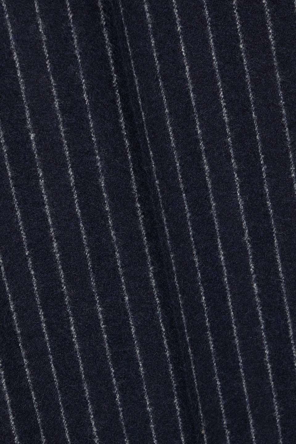 Thom Browne Ground Chalk-stripe Flannel Trousers In Blue