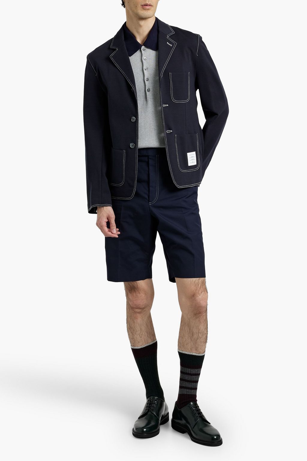 THOM BROWNE Wool-blend blazer