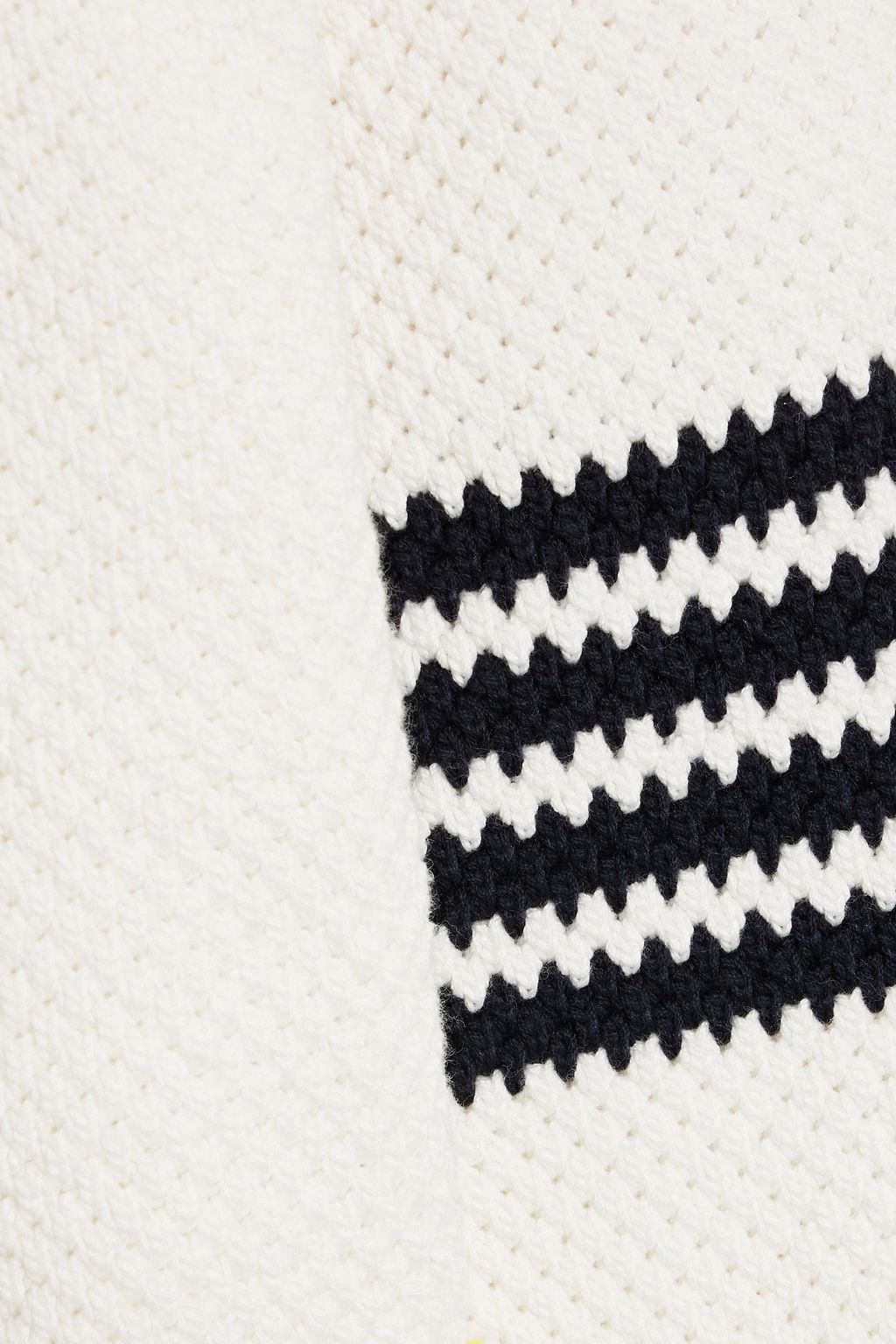 THOM BROWNE Striped cotton cardigan