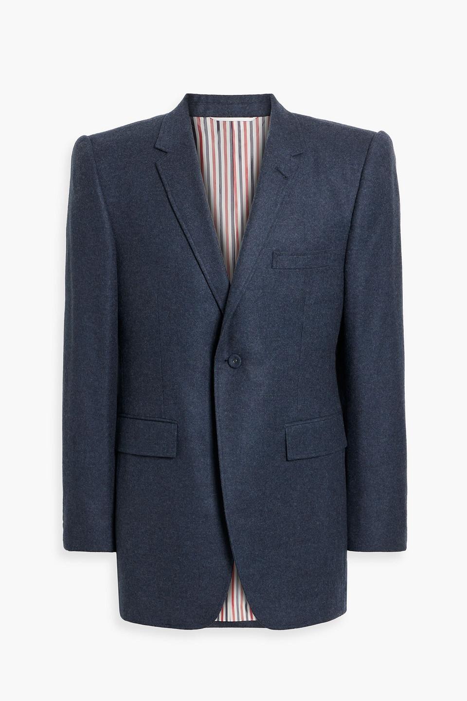 Thom Browne Wool-flannel Blazer In Blue