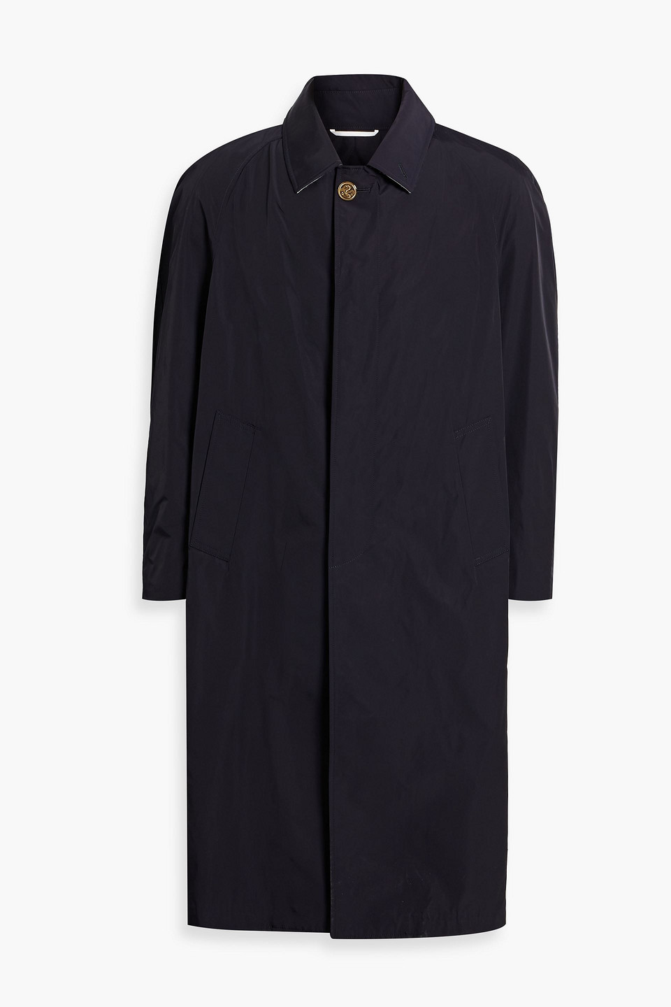 Thom Browne Shell Coat In Blue