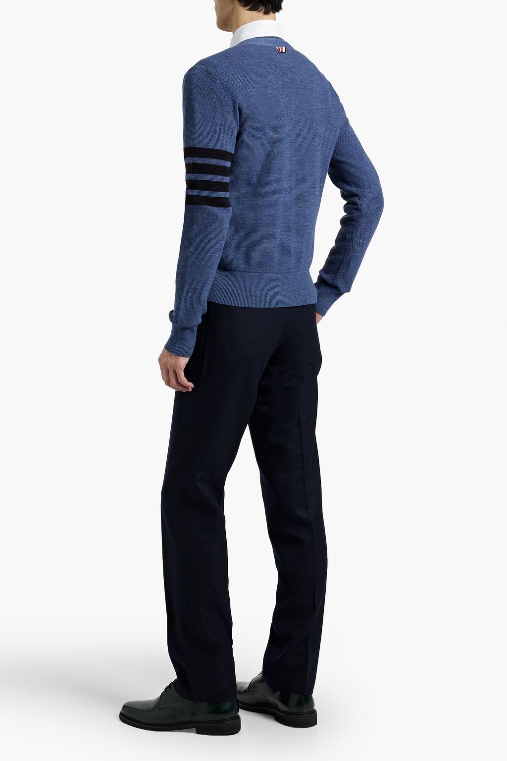 THOM BROWNE Wool-twill pants