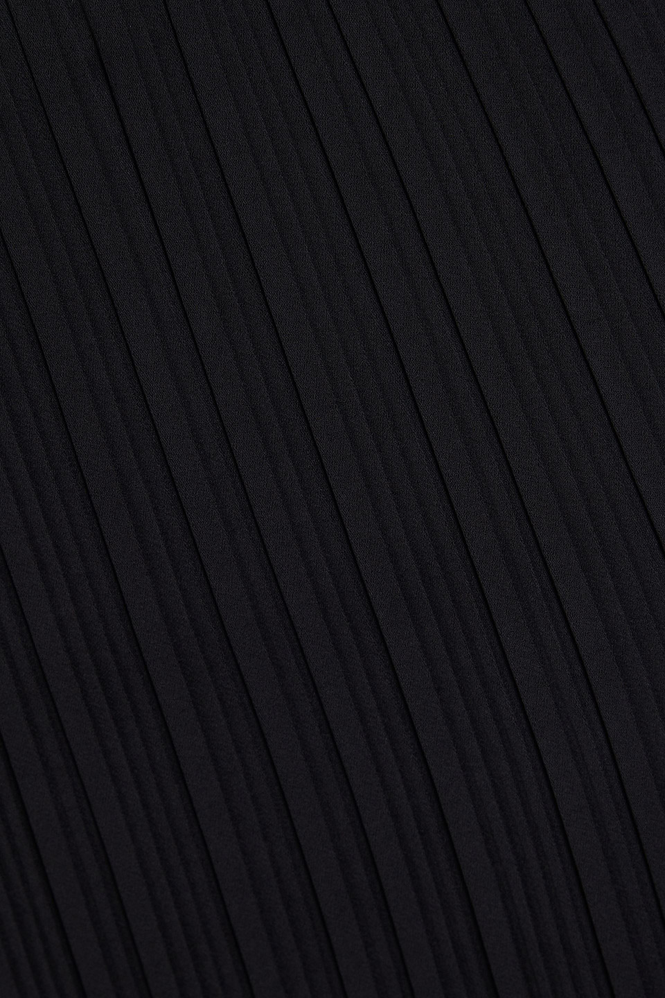 VINCE PLISSÉ-SATIN MIDI PENCIL SKIRT