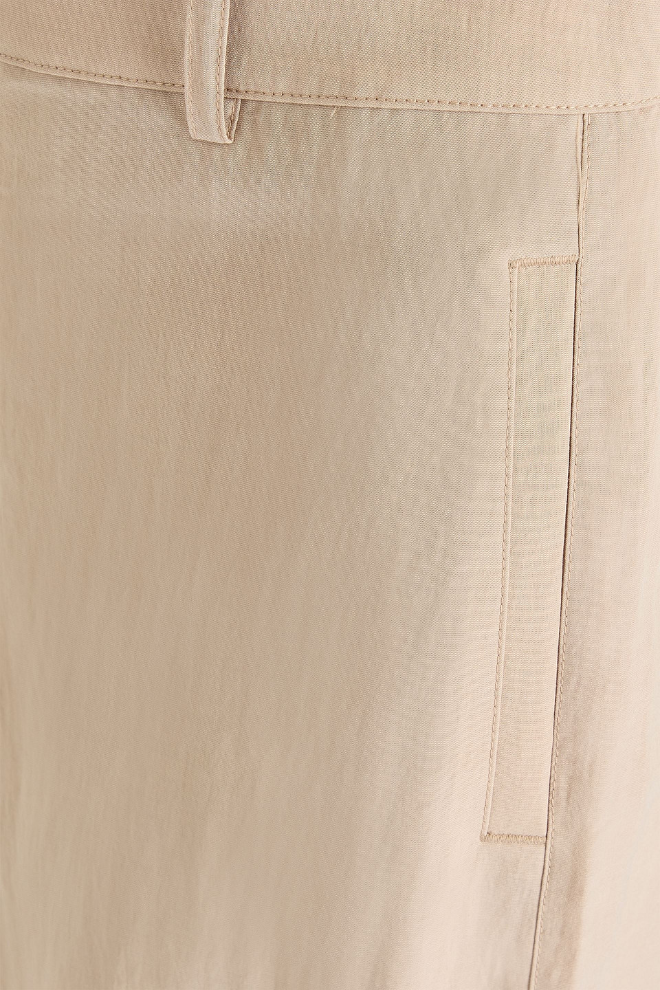 Vince Lyocell-blend Wide-leg Pants In Beige