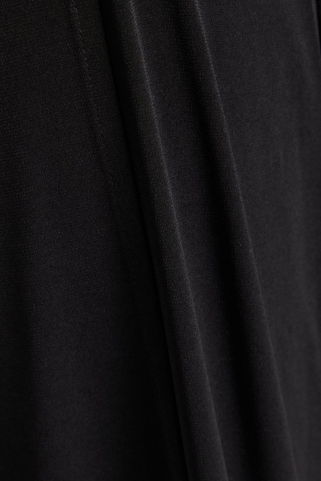 VINCE. Wrap-effect stretch-jersey midi skirt