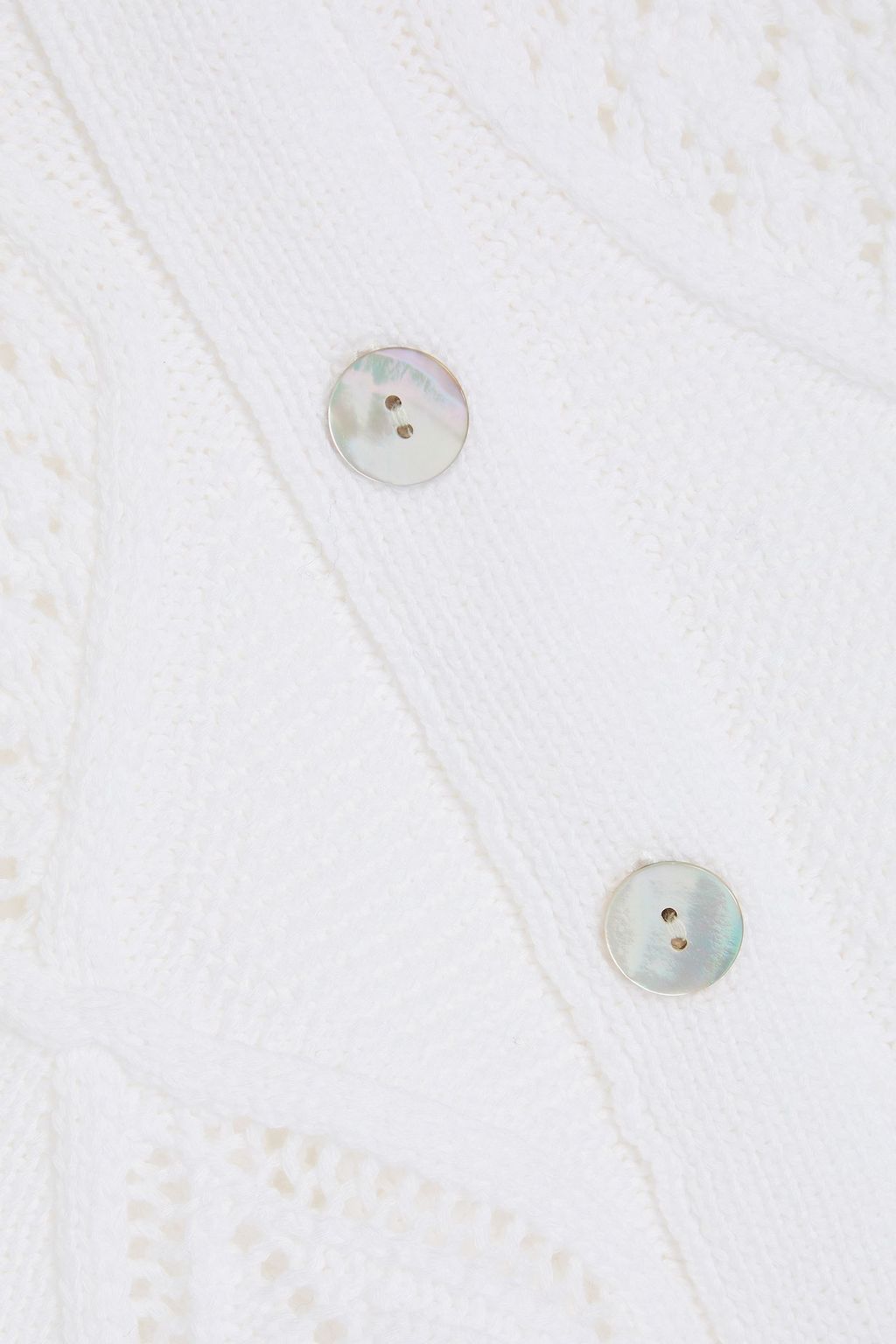 VINCE. Cardigan aus Baumwolle mit Zopfstrickmuster