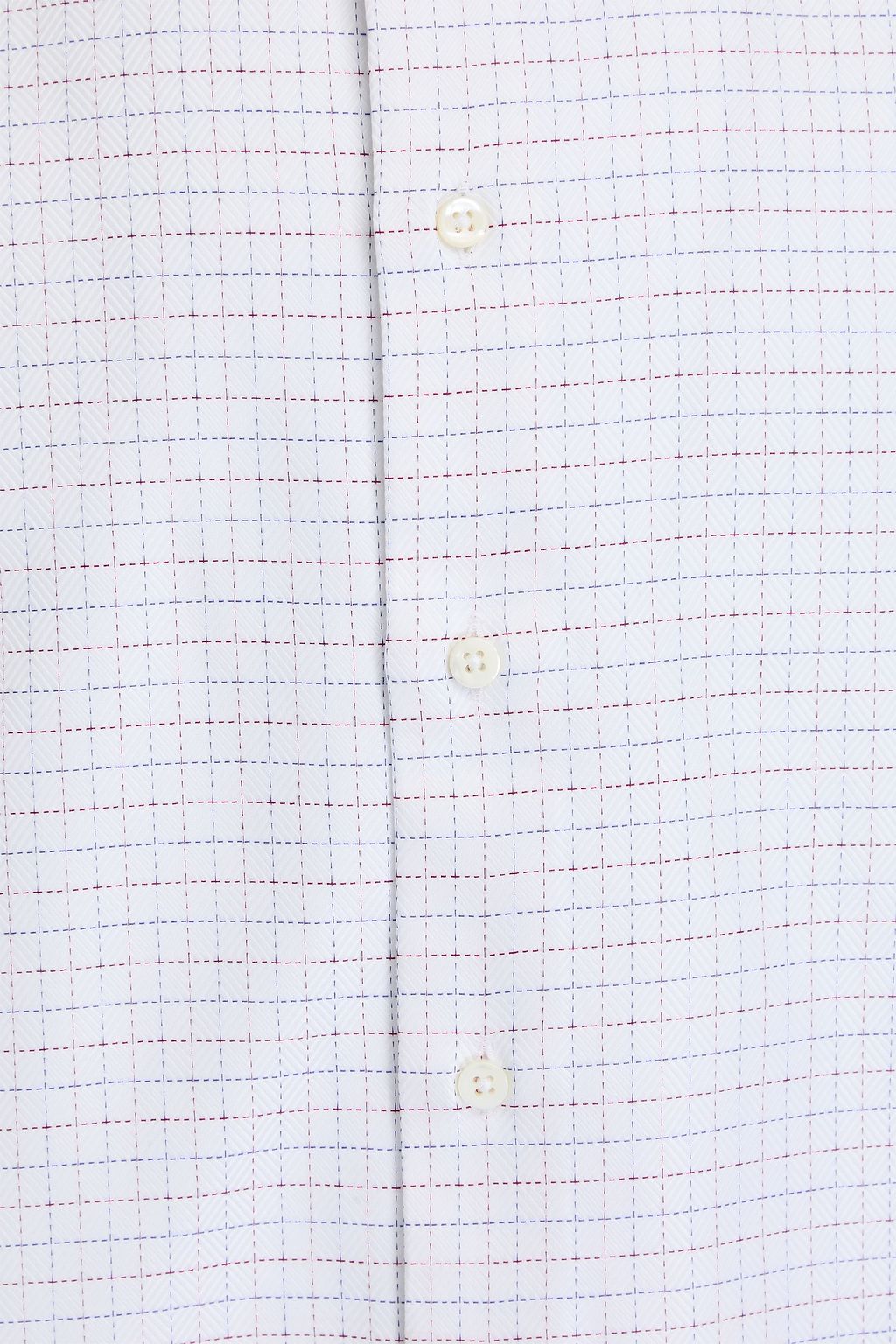 CANALI قميص من قطن الجاكار بطبعة مربعات