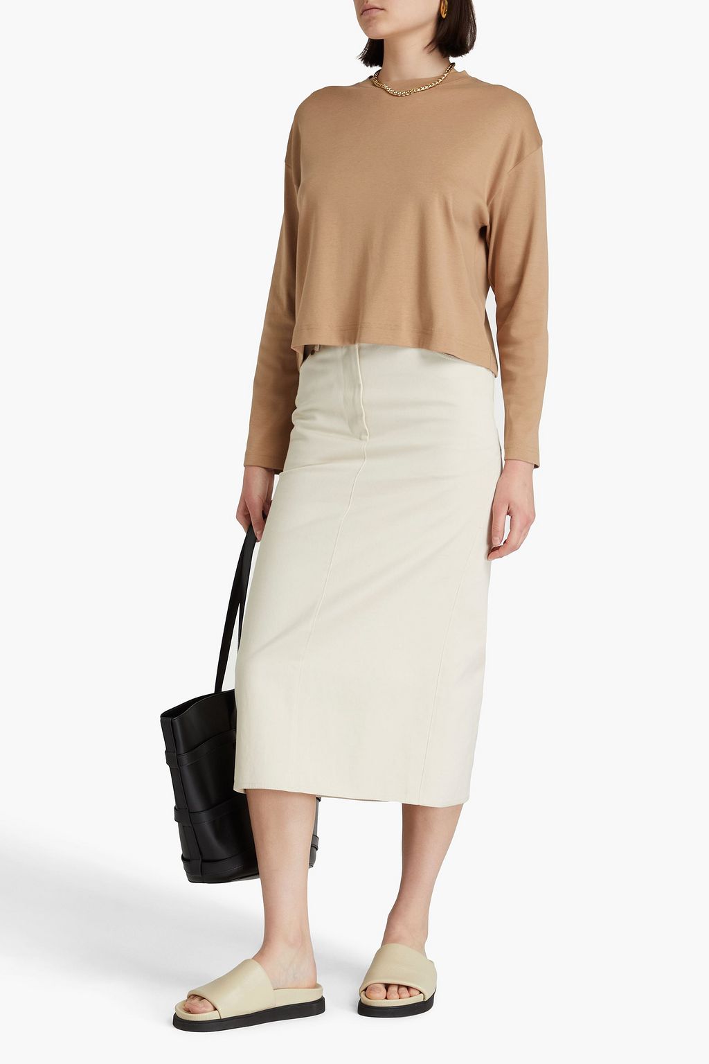 VINCE. Pima cotton-jersey top