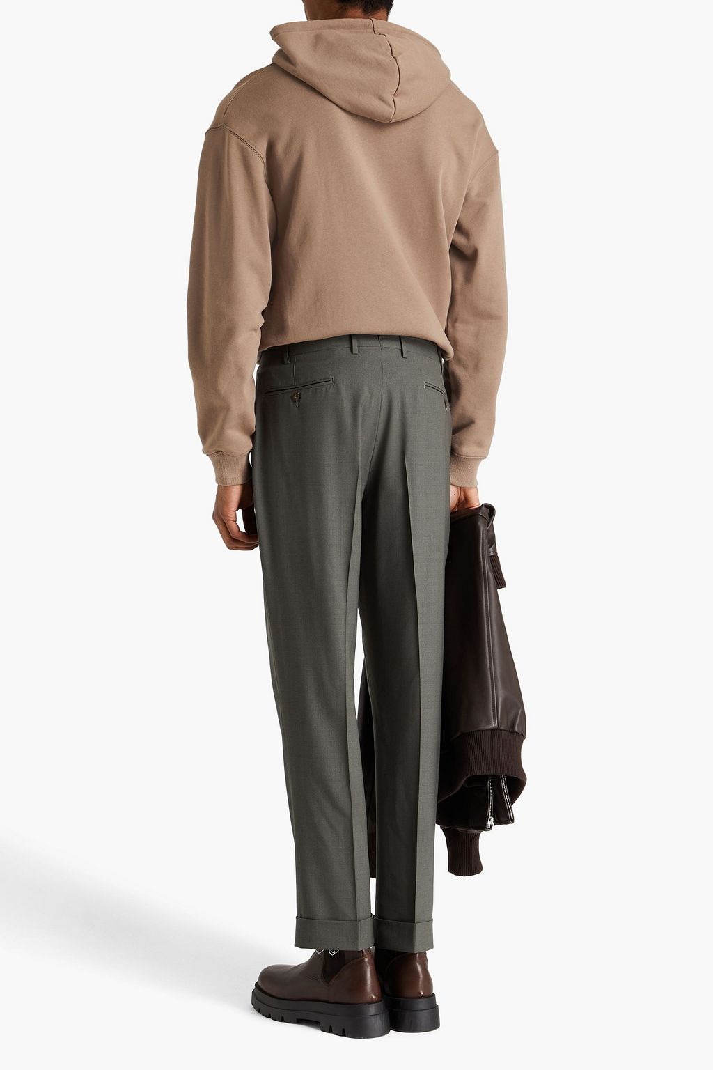 CANALI Tapered wool pants