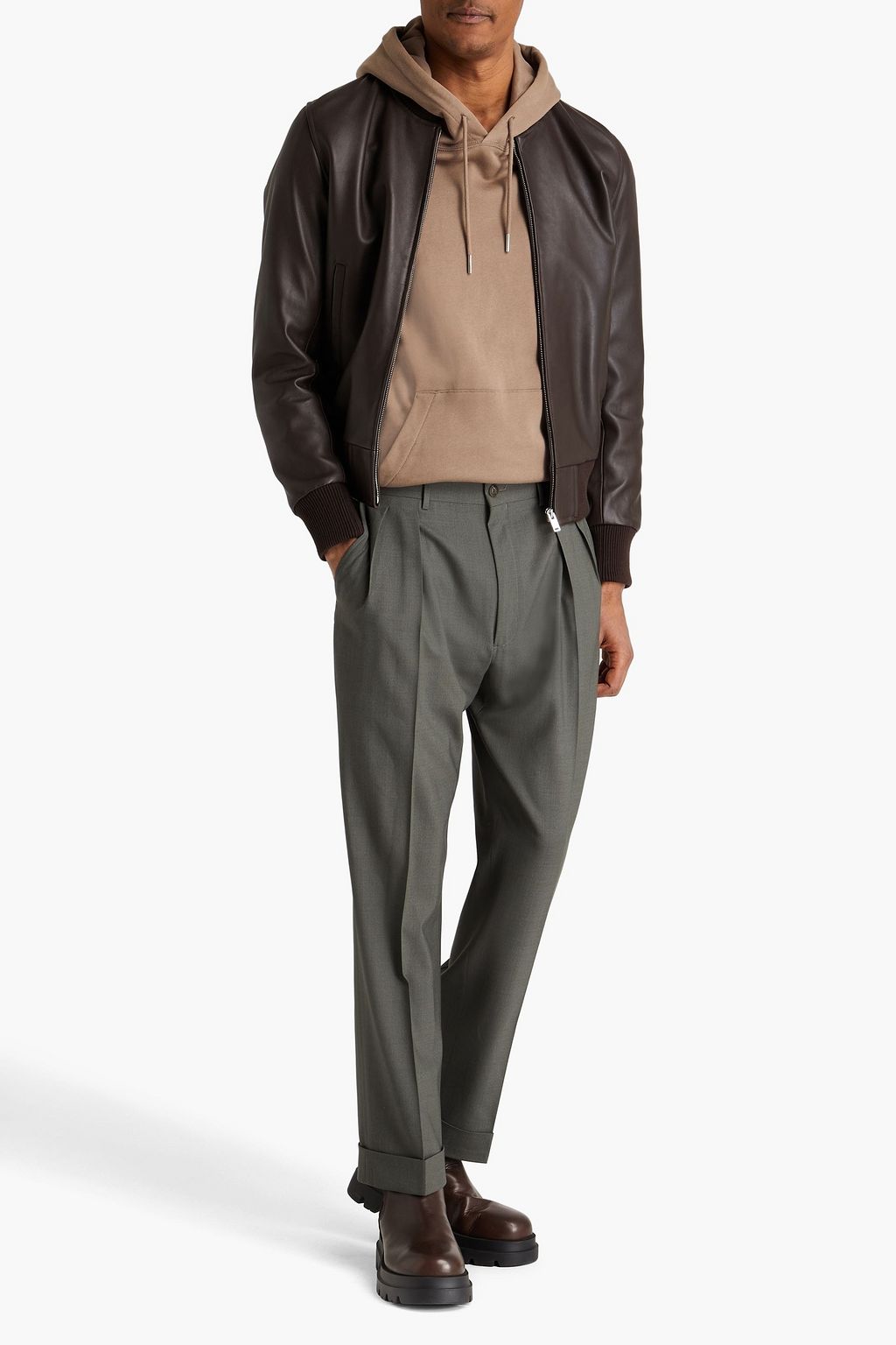 CANALI Tapered wool pants