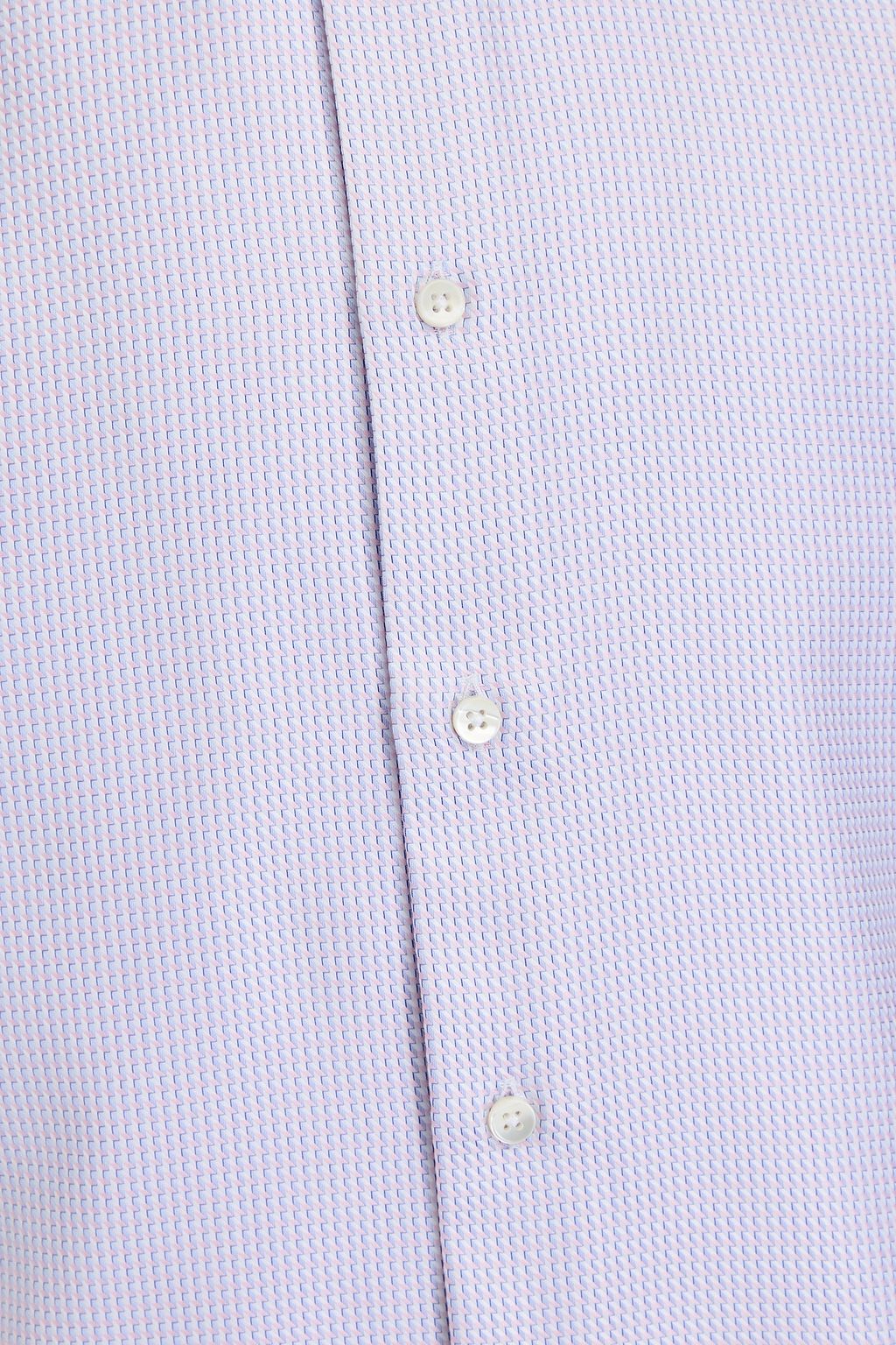 CANALI قميص من قطن الجاكار